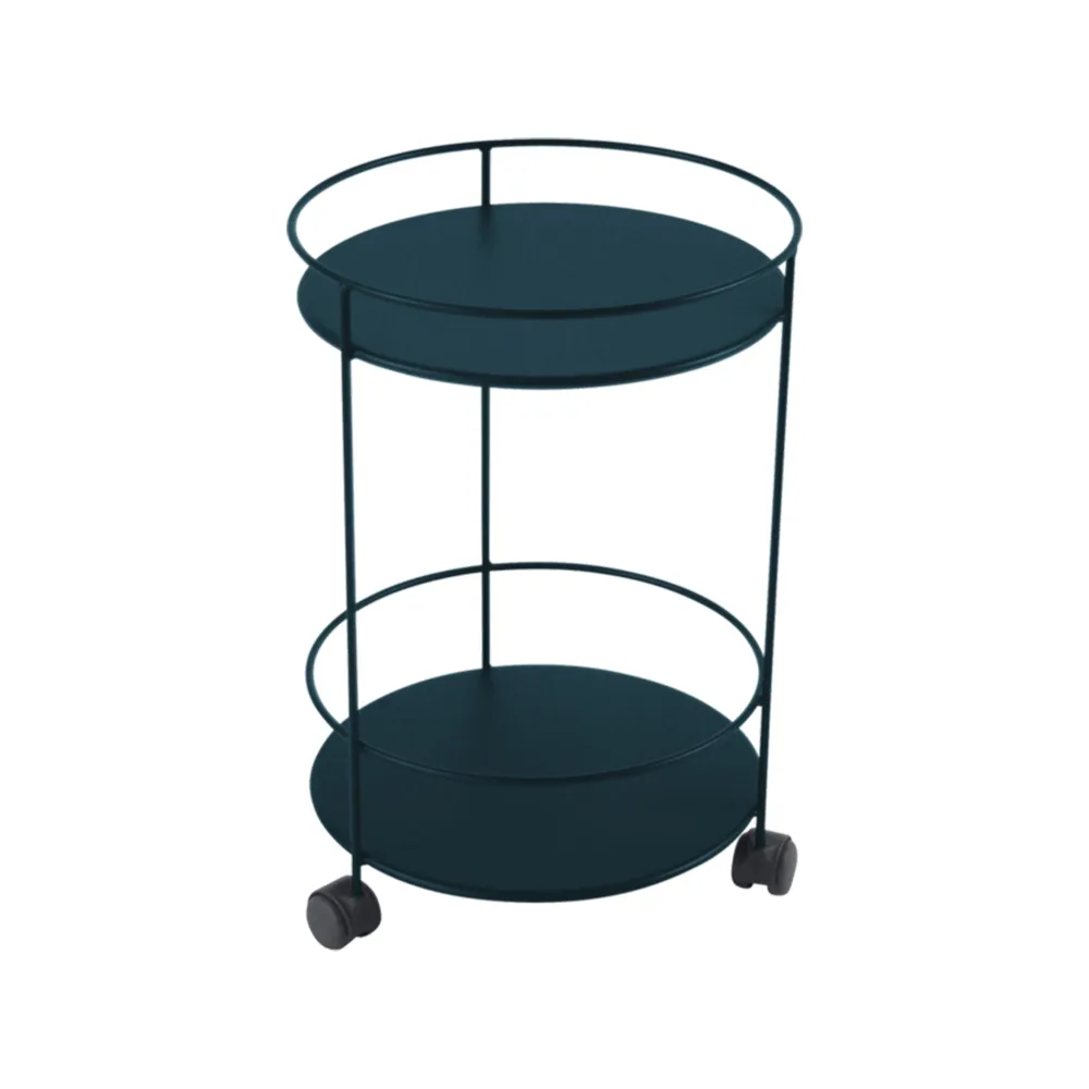 Guinguette sidebord med hjul, Acapulco blue (blå) Fermob
