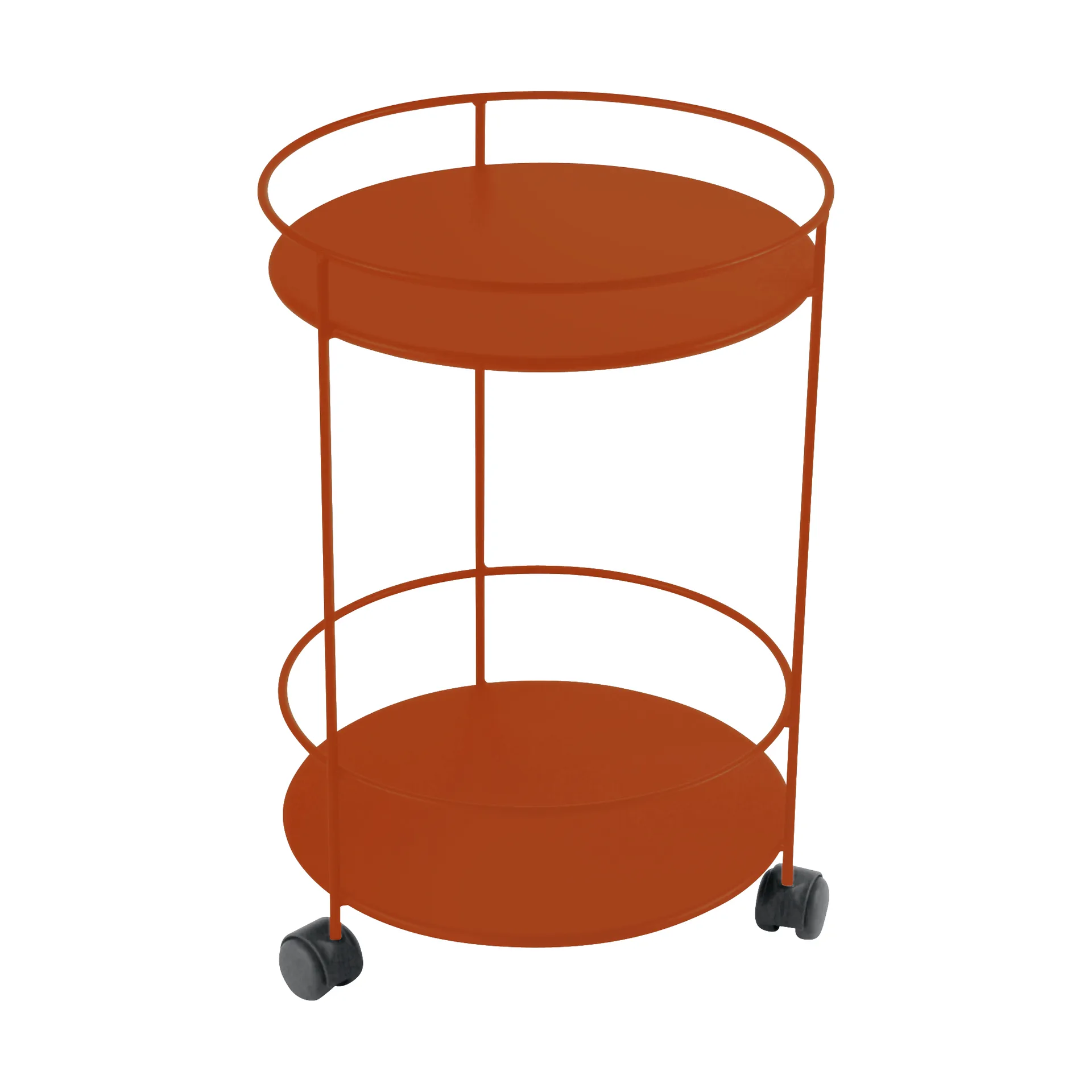 Guinguette sidebord med hjul, Candied orange Fermob