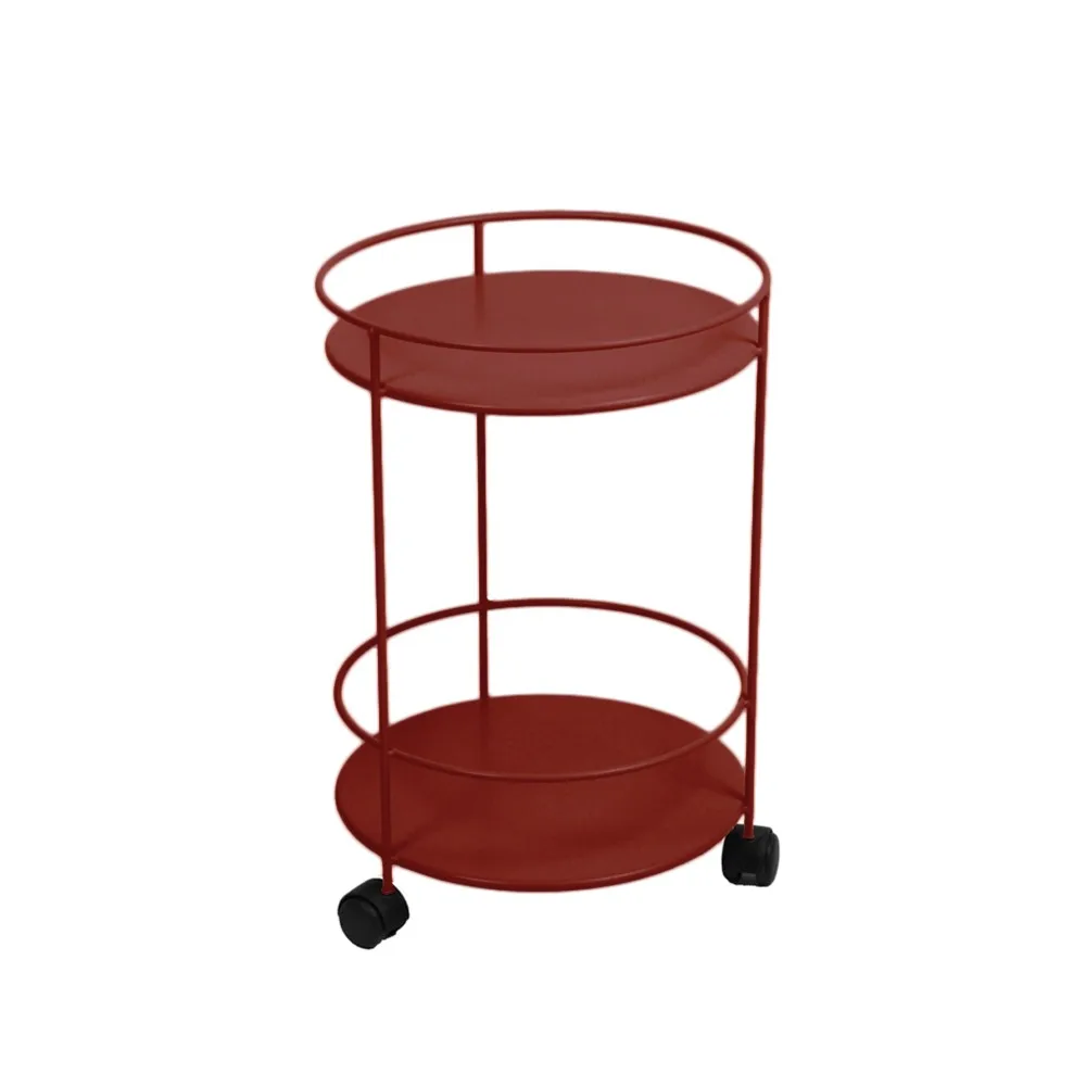 Guinguette sidebord med hjul, Chili (rød) Fermob