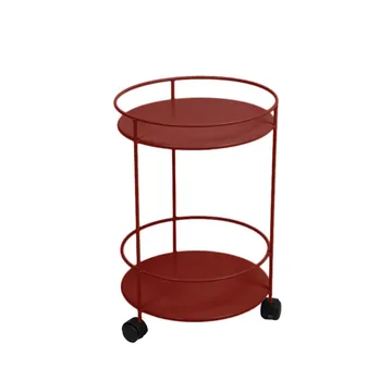 Guinguette sidebord med hjul - Chili (rød) - Fermob