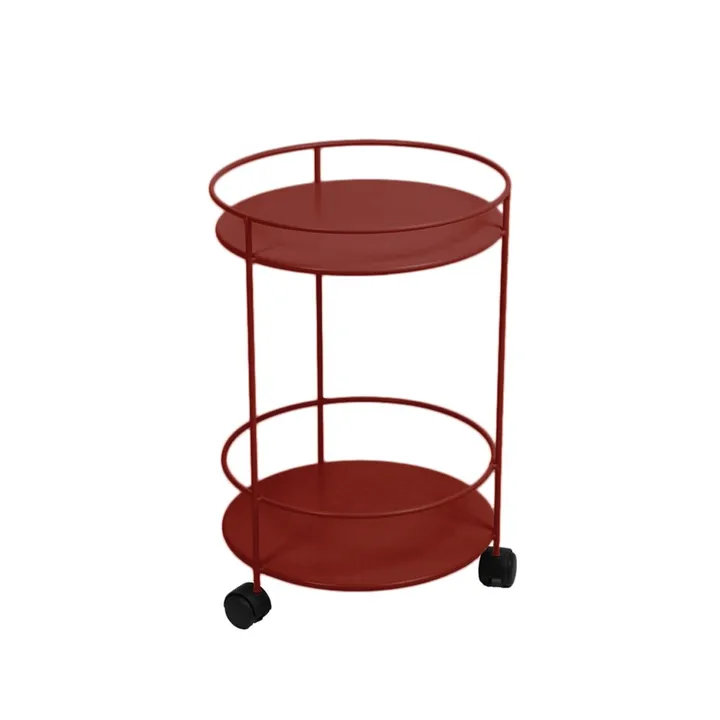 Guinguette sidebord med hjul - Chili (rød) - Fermob