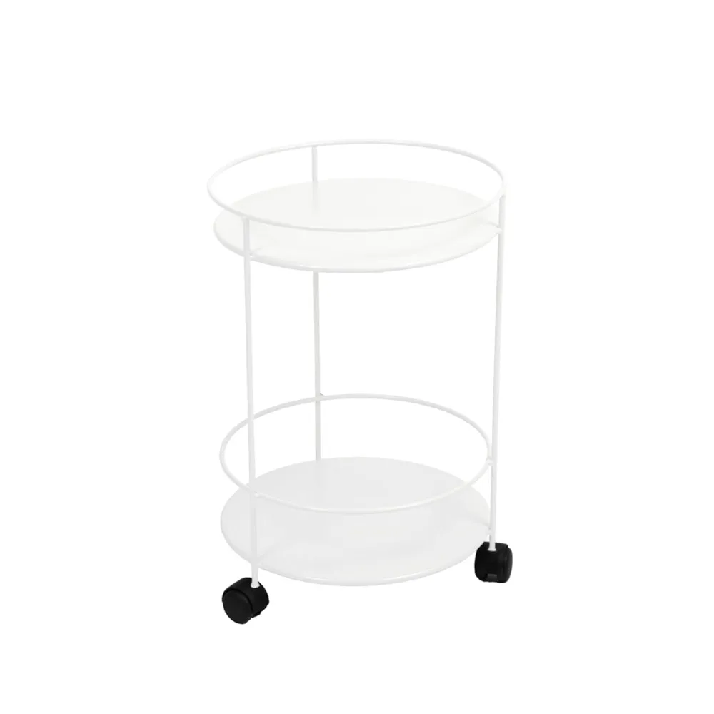 Guinguette sidebord med hjul, Cotton white Fermob