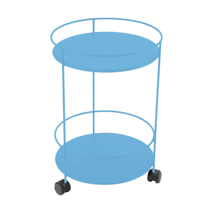Guinguette sidebord med hjul - Maya blue (blå) - Fermob