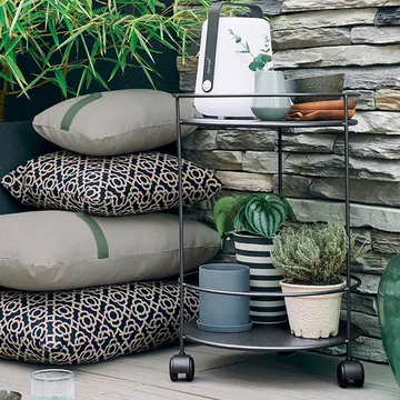 Guinguette sidebord med hjul - Nutmeg - Fermob