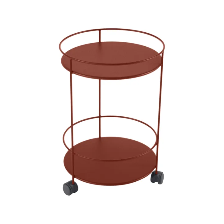 Guinguette sidebord med hjul - Red ochre (rød) - Fermob