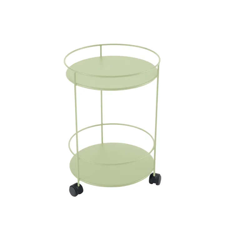 Guinguette sidebord med hjul - Willow green (grønn) - Fermob