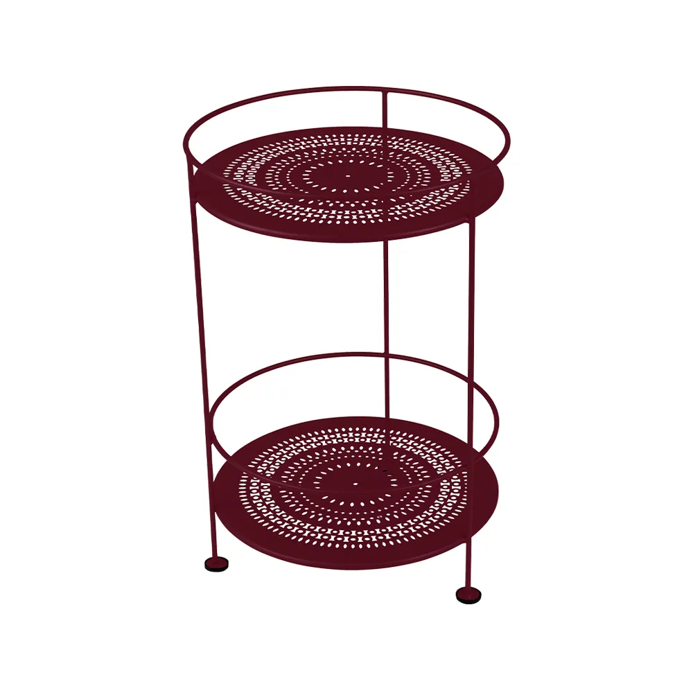 Guinguette sidebord uten hjul, Black cherry (vinrød) Fermob