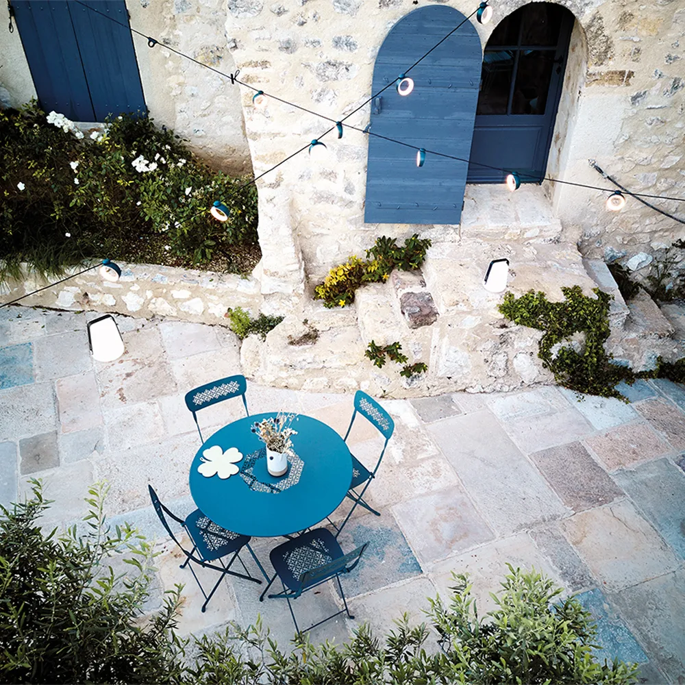 Hoop lyskjede 12 m, Red ochre Fermob