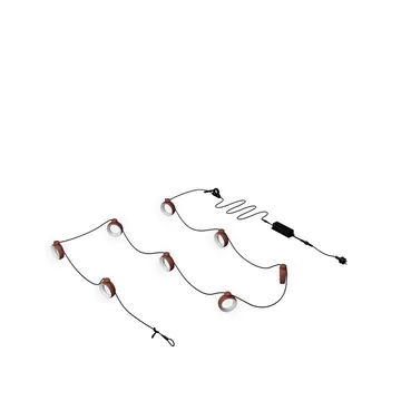 Hoop lyskjede 12 m - Red ochre - Fermob