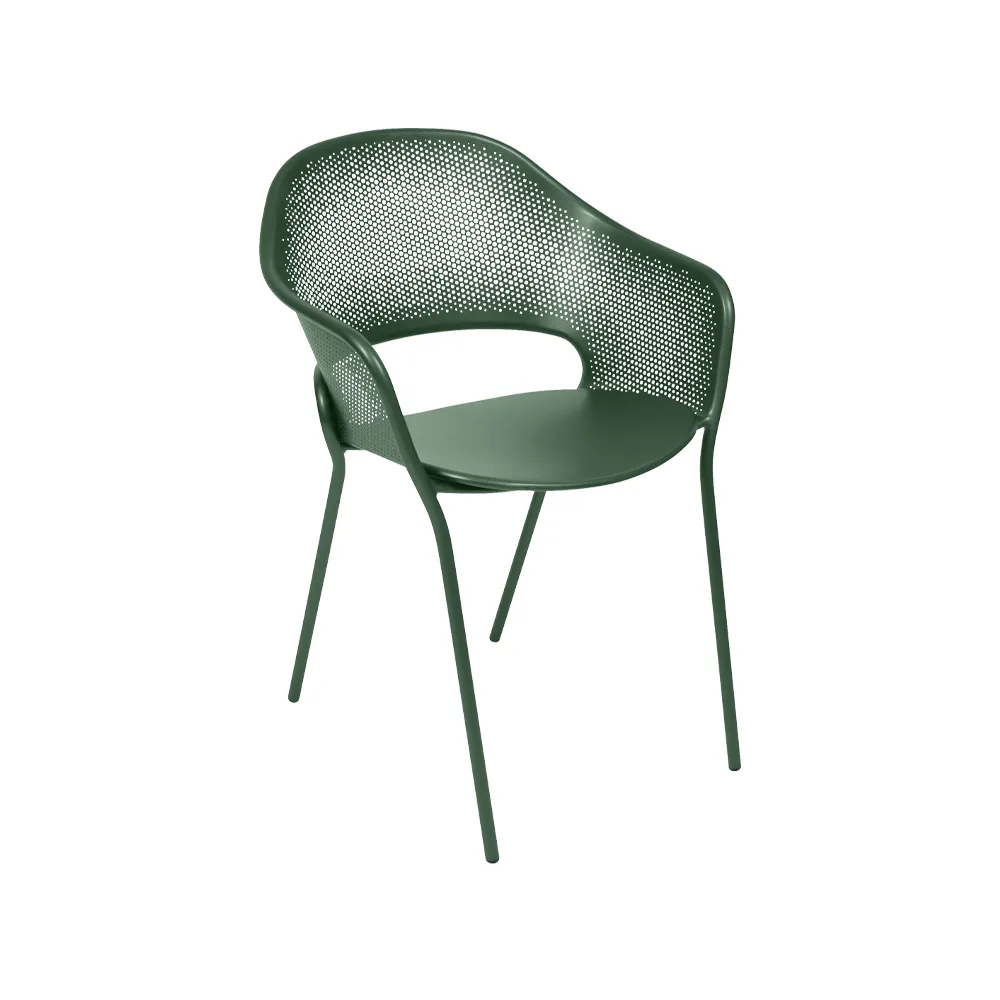 Kate stol med armlener, Cedar green Fermob