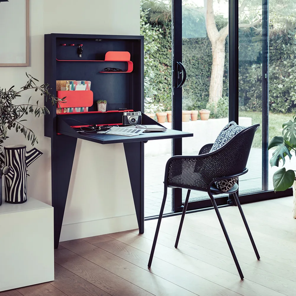 Kate stol med armlener, Clay grey Fermob