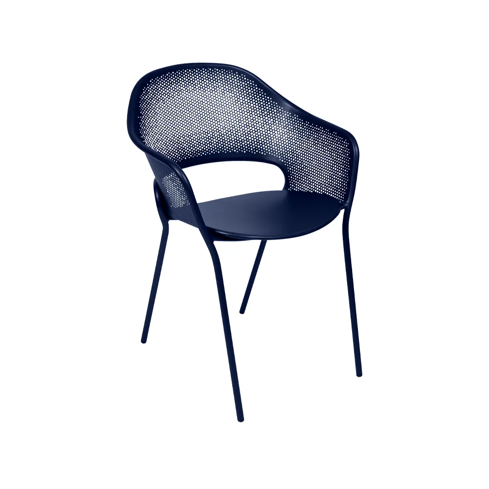 Kate stol med armlener, Deep blue (blå) Fermob