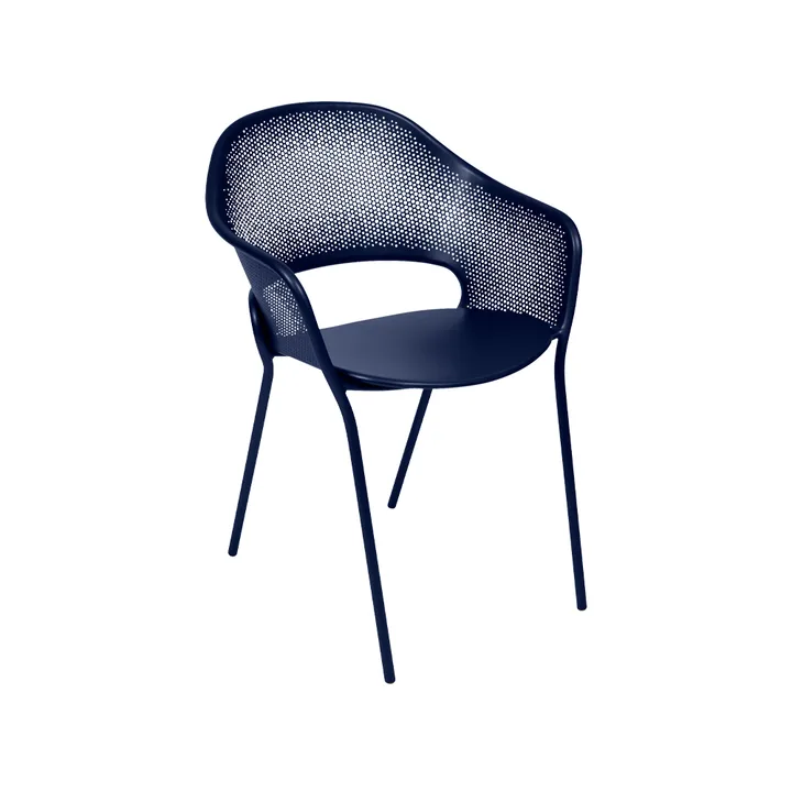 Kate stol med armlener - Deep blue (blå) - Fermob