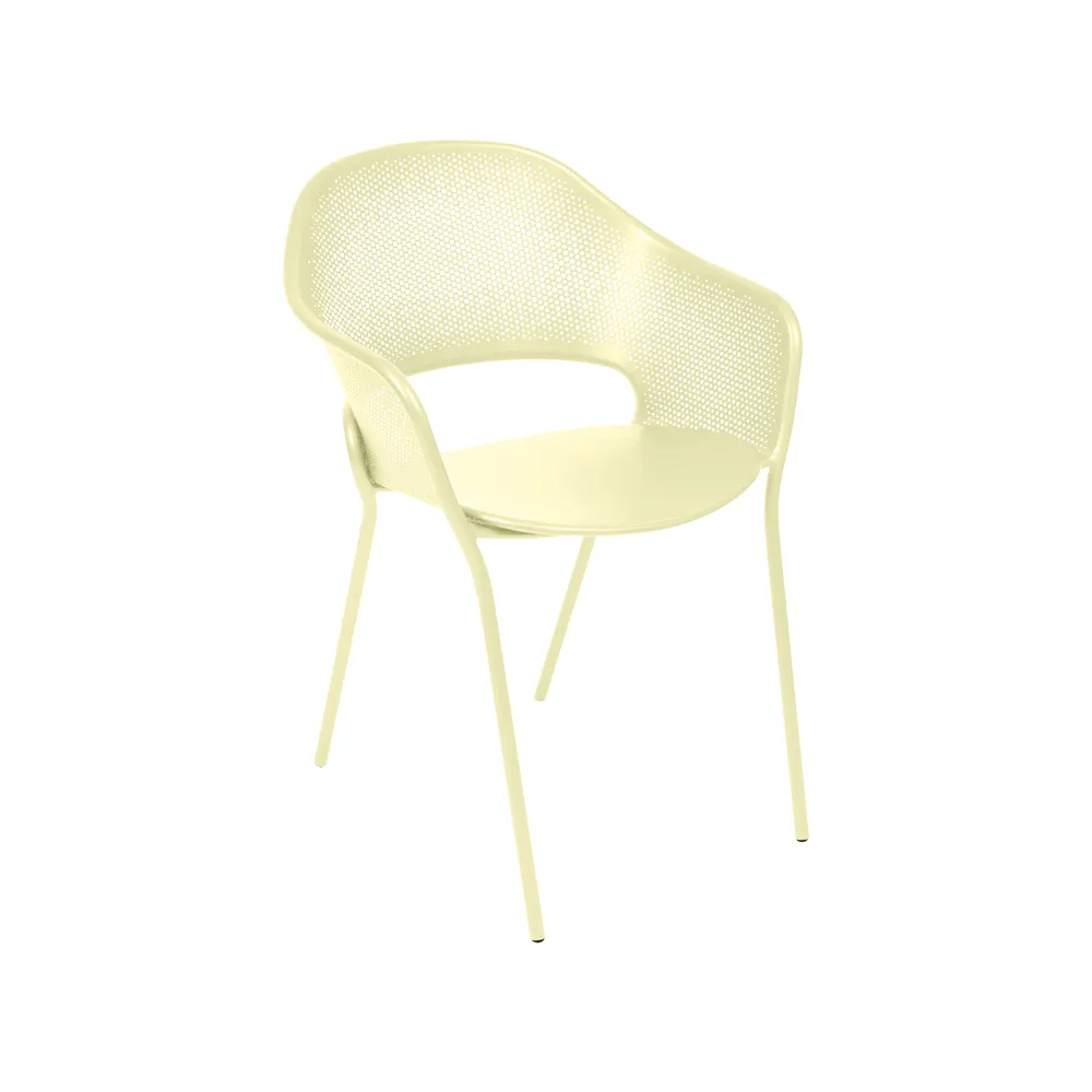 Kate stol med armlener, Frosted lemon Fermob