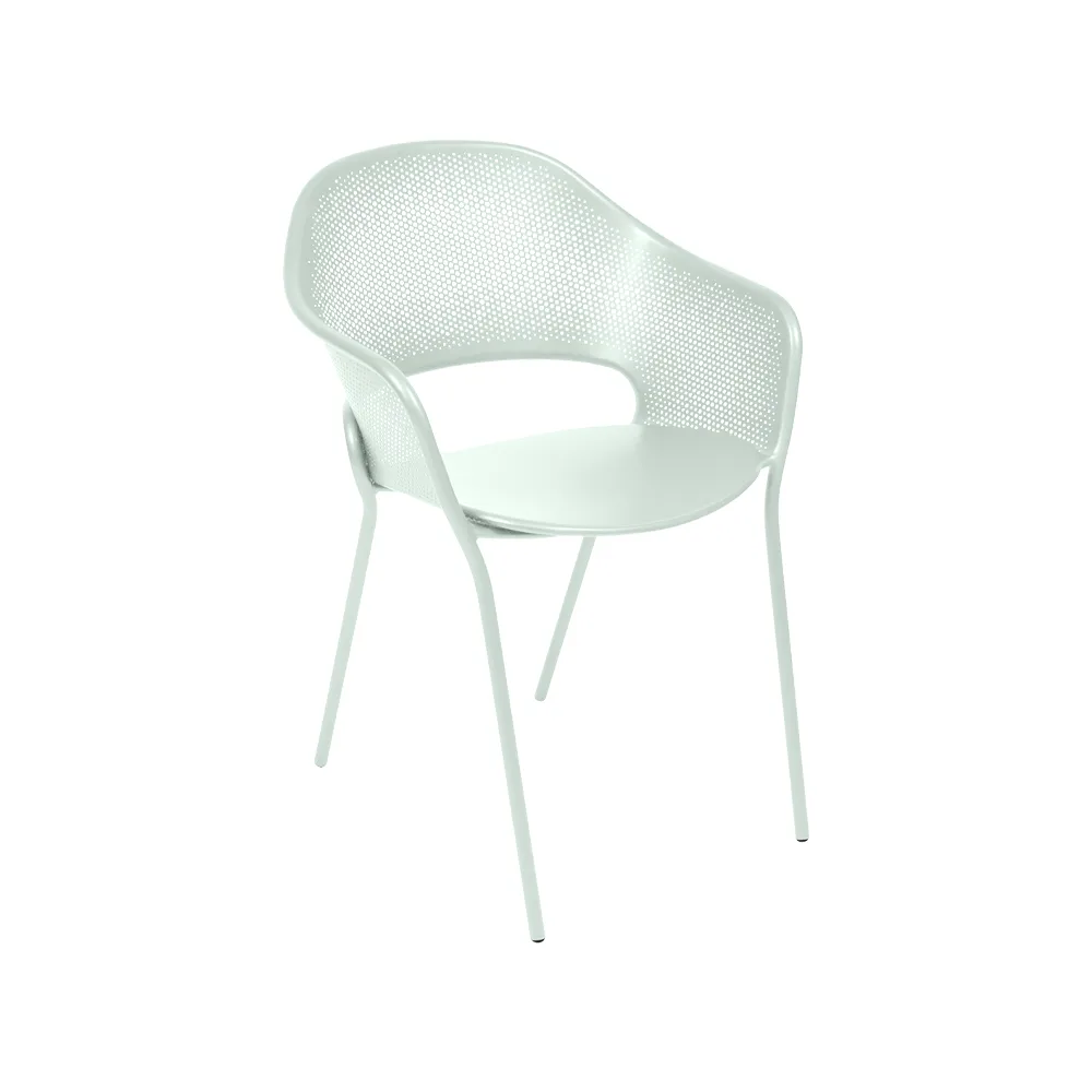 Kate stol med armlener, Ice mint Fermob