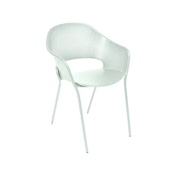 Kate stol med armlener - Ice mint - Fermob