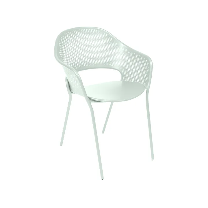 Kate stol med armlener - Ice mint - Fermob