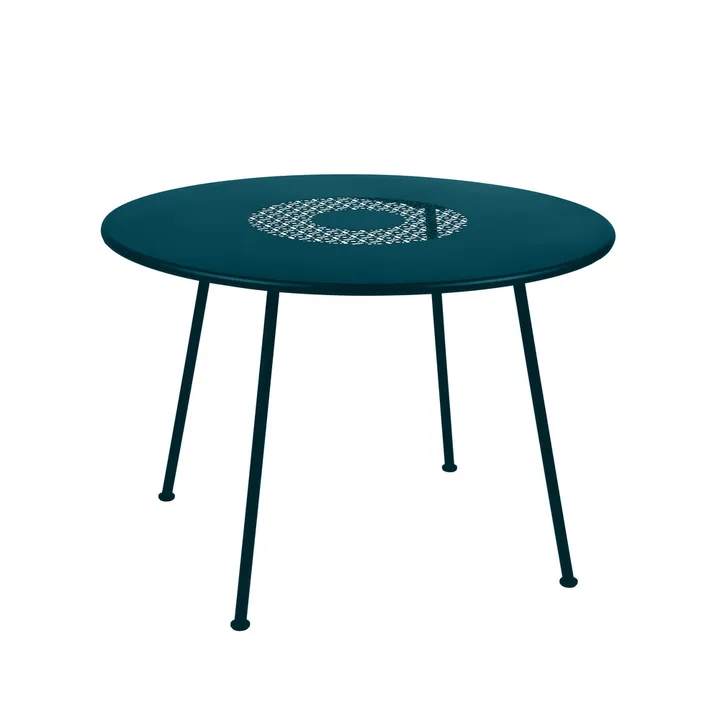 Lorette bord - Acapulco blue, ø110 cm - Fermob