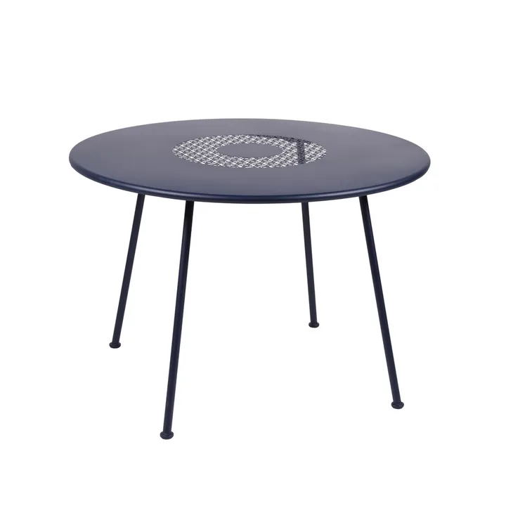 Lorette bord - Deep blue, ø110 cm - Fermob