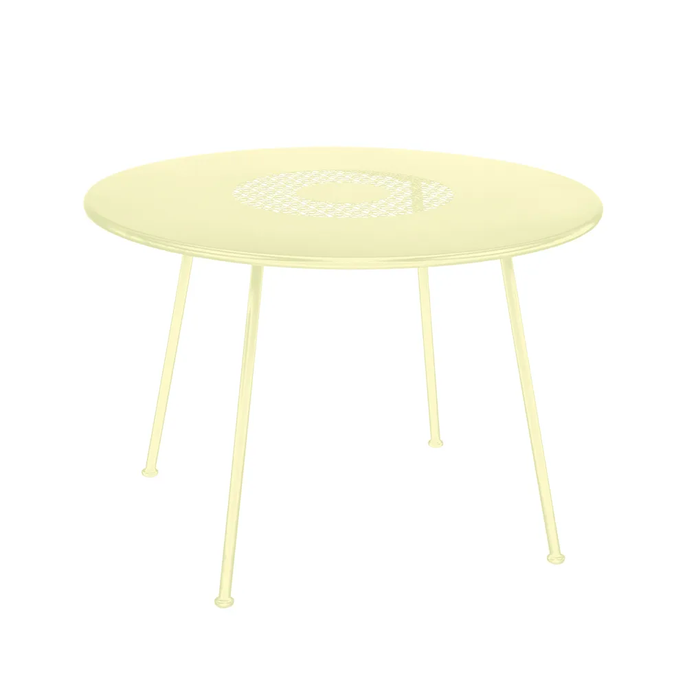 Lorette bord, Frosted lemon, ø110 cm Fermob