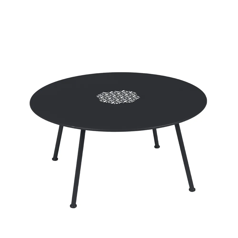 Fermob Lorette bord, lavt Anthracite (grå) | Skandinavisk Design | Hagebord | Grå