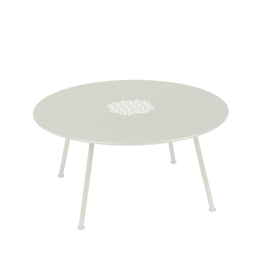 Lorette bord, lavt, Clay grey (grå) Fermob
