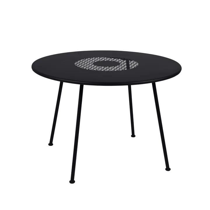 Lorette bord - Liquorice, ø110 cm - Fermob