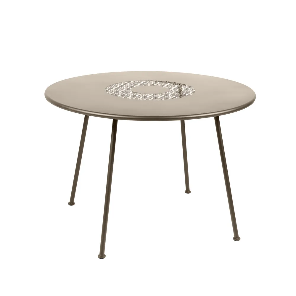 Lorette bord, Nutmeg (beige), ø110 cm Fermob