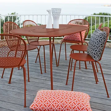 Lorette bord ovalt - Cedar green - Fermob