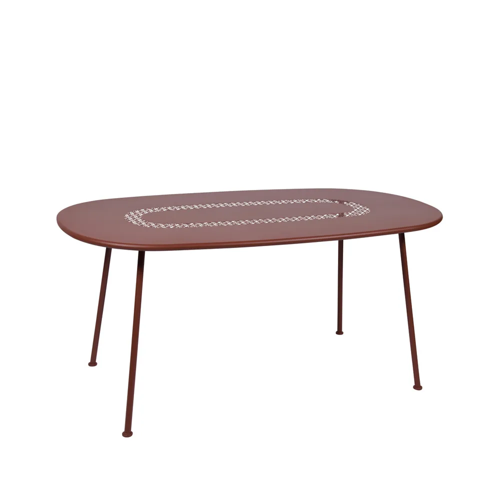 Lorette bord ovalt, Red ochre (rød) Fermob