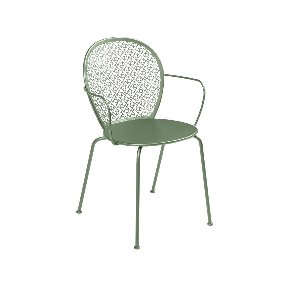 Lorette stol med armlener, Cactus (grønn) Fermob