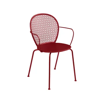 Lorette stol med armlener - Chili - Fermob