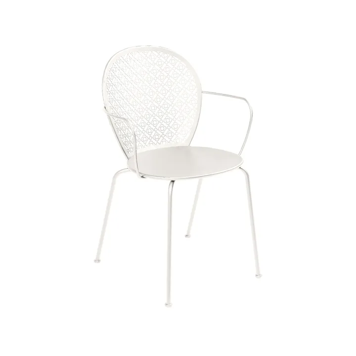 Lorette stol med armlener - Clay grey (grå) - Fermob
