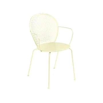 Lorette stol med armlener - Frosted lemon (gul) - Fermob