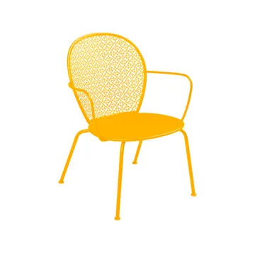 Lorette stol med armlener, lav - Honey - Fermob