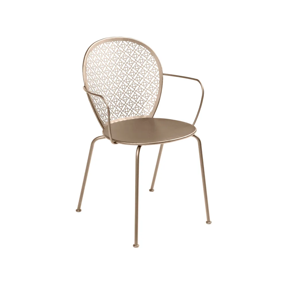 Lorette stol med armlener, Nutmeg Fermob