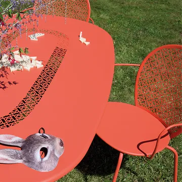 Lorette stol med armlener - Red ochre - Fermob