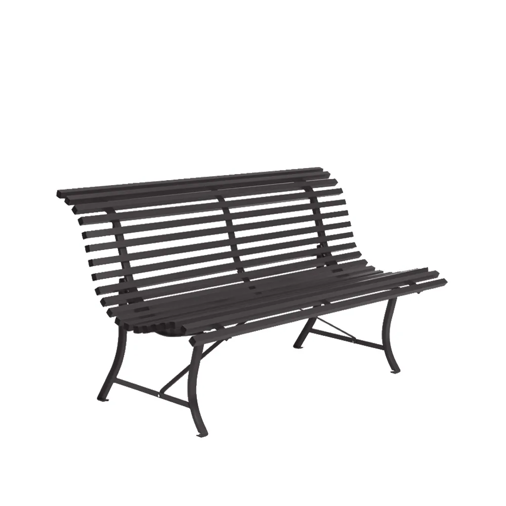 Louisiane benk 150 cm, Anthracite (grå) Fermob