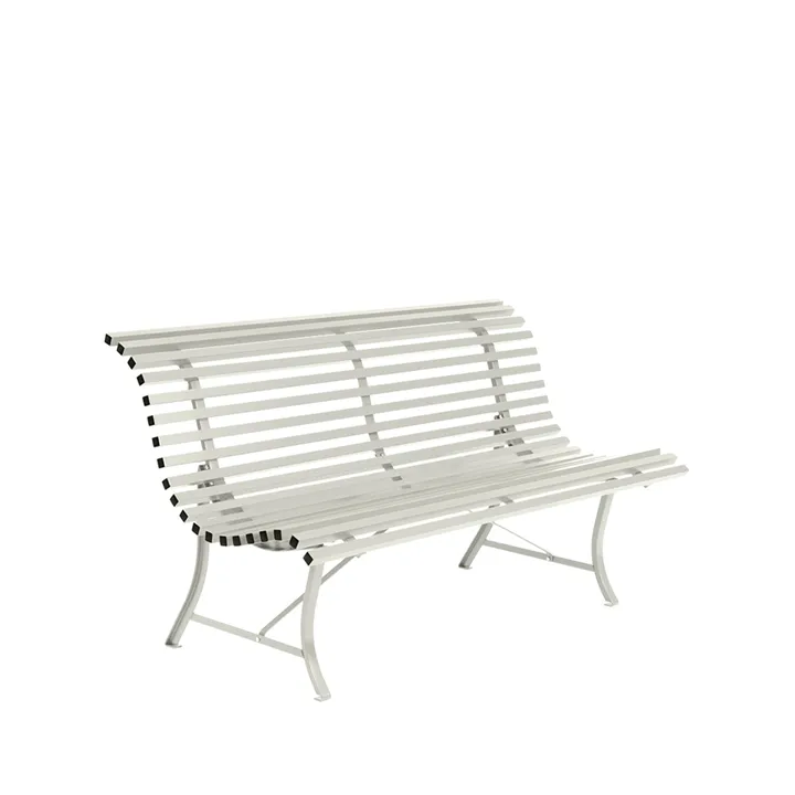 Louisiane benk 150 cm - Clay grey (grå) - Fermob