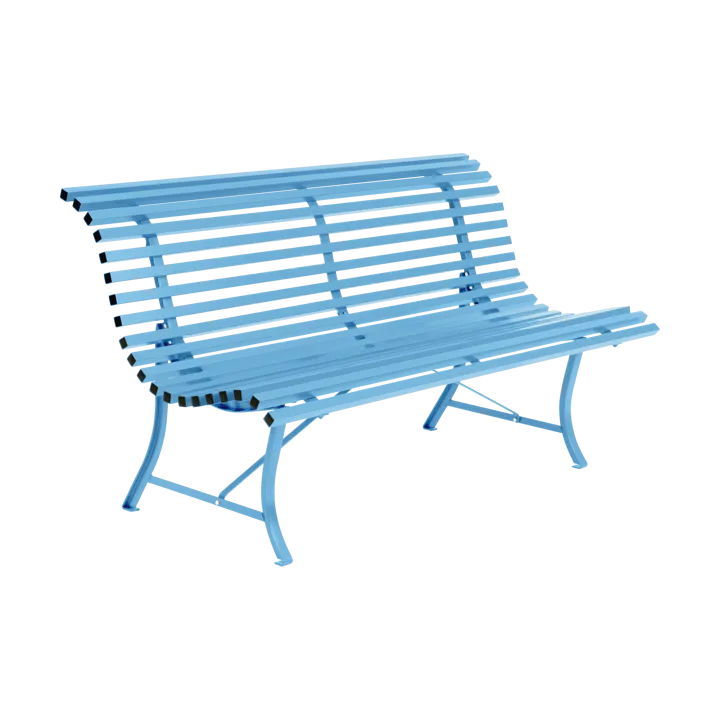 Louisiane benk 150 cm - Maya blue (blå) - Fermob