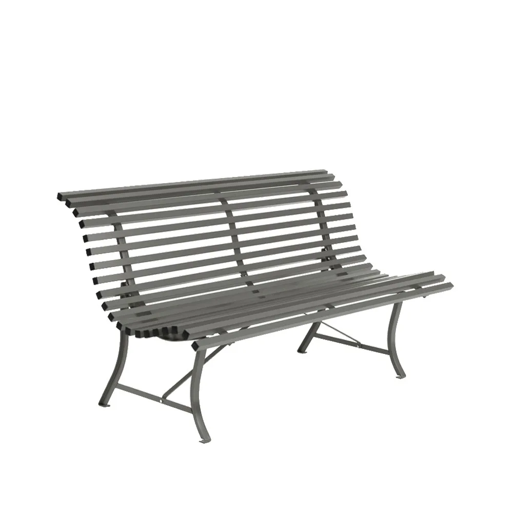 Louisiane benk 150 cm, Storm grey (grå) Fermob