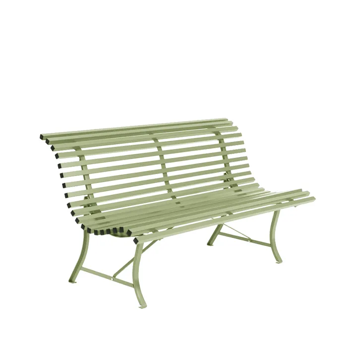Louisiane benk 150 cm - Willow green (grønn) - Fermob