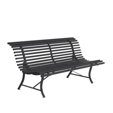 Louisiane benk 200 cm - Anthracite (grå) - Fermob