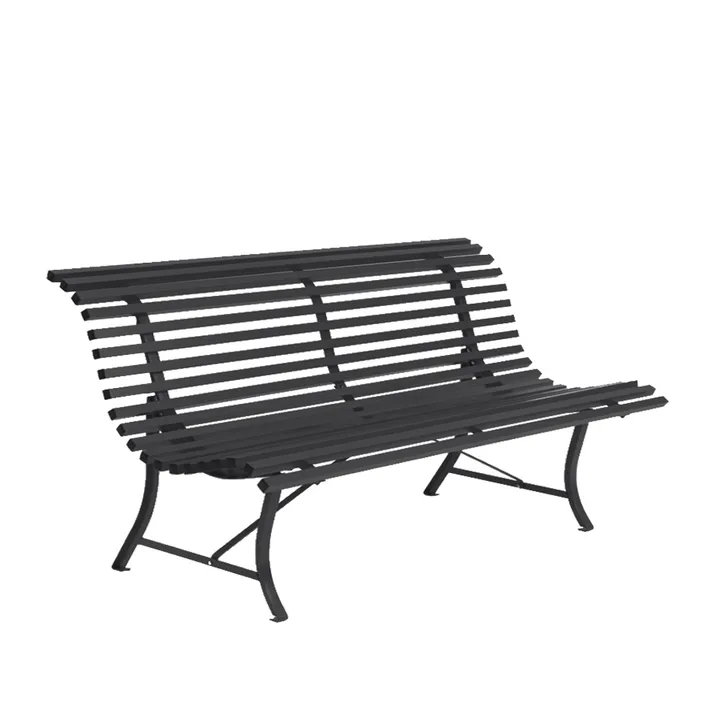 Louisiane benk 200 cm - Anthracite (grå) - Fermob
