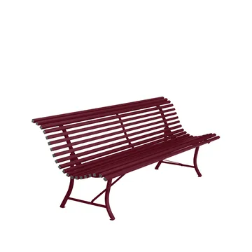 Louisiane benk 200 cm - Black cherry (vinrød) - Fermob
