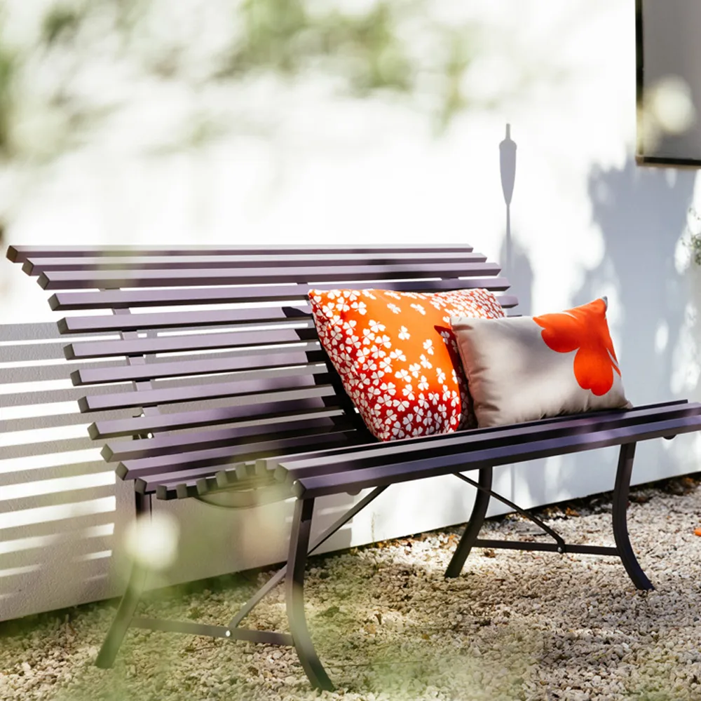 Louisiane benk 200 cm, Black cherry Fermob