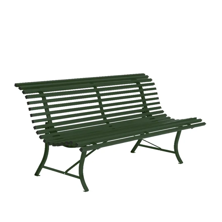 Louisiane benk 200 cm - Cedar green (grønn) - Fermob