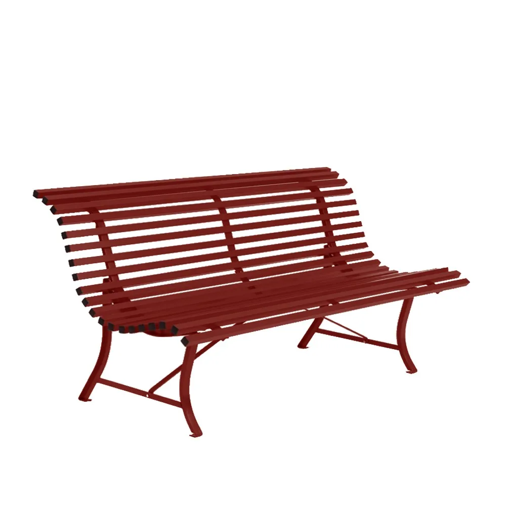 Louisiane benk 200 cm, Chili (rød) Fermob