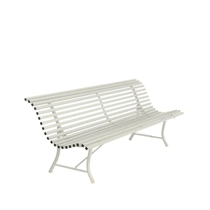 Louisiane benk 200 cm - Clay grey (grå) - Fermob