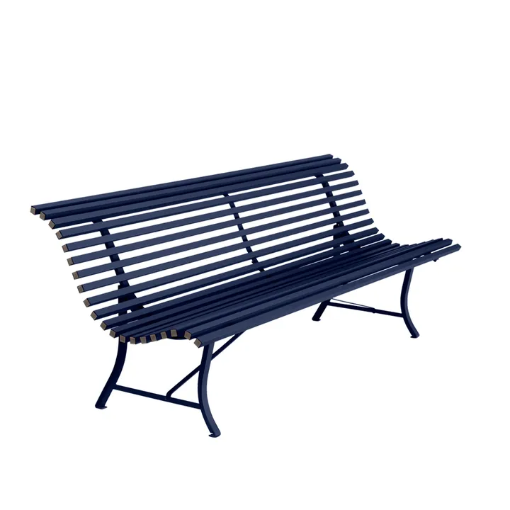 Louisiane benk 200 cm - Deep blue (blå) - Fermob